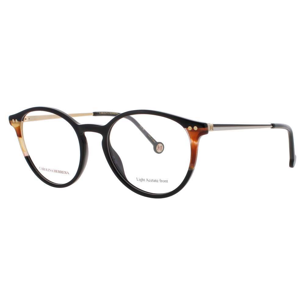 NWT Carolina Herrera HER 0166-WR7 Black/Havana 51mm Eyeglasses